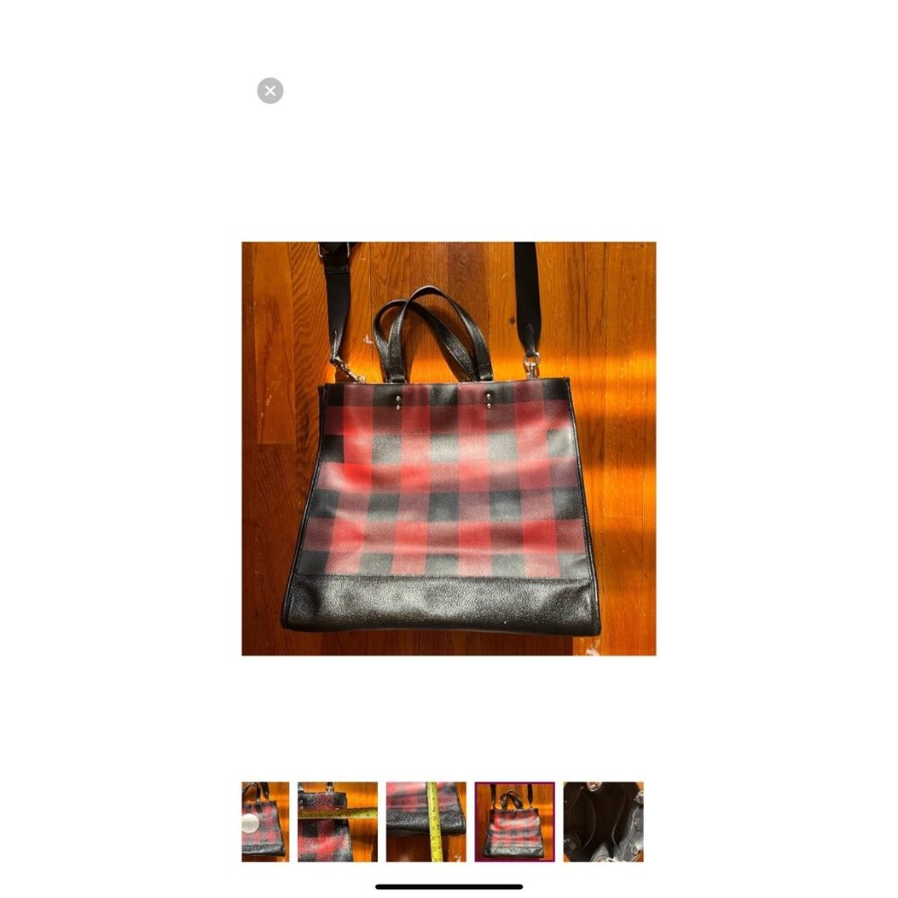 COACH BUFFALO EXTRA LARGE TOTE BAG - Picture 6 of 10